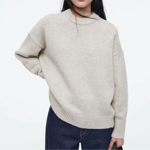 COS Chunky Crew-Neck Wool Sweater